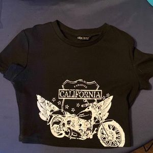 SHEIN, Size M(6), Color black with white